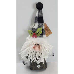 Christmas Gnome Hanna's Handiworks Plaid 8" Holiday Decor